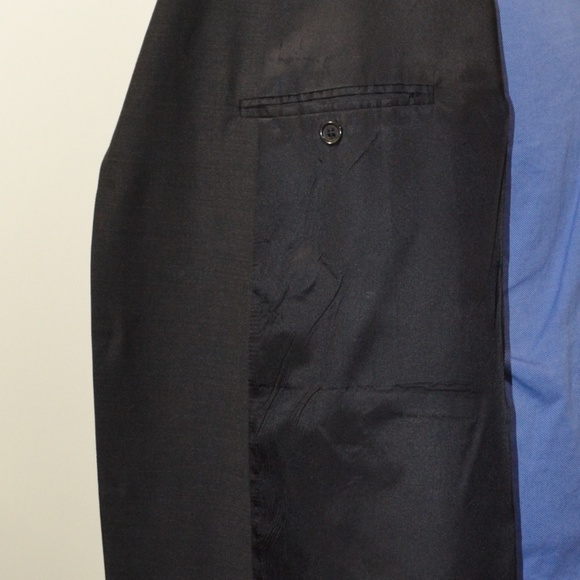 Rossi 52R Sport Coat Blazer Suit Jacket Dark Gray - Picture 8 of 8